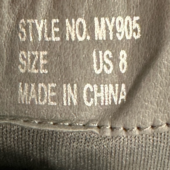 Jeossy Ankle Boots Thick Heel Low Heeled Booties for Women Size 8 Color Gray. - Picture 11 of 11